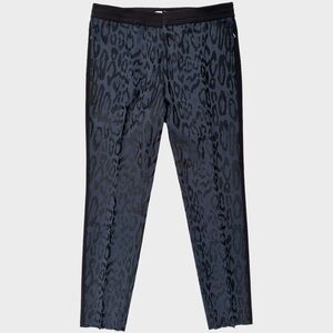 Rebecca Taylor Leopard Brocade Skinny Dress Pants Size 8